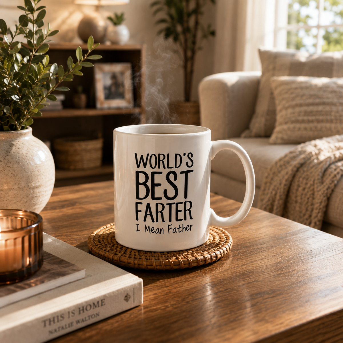 World's Best Farter, I Mean Father Mug
