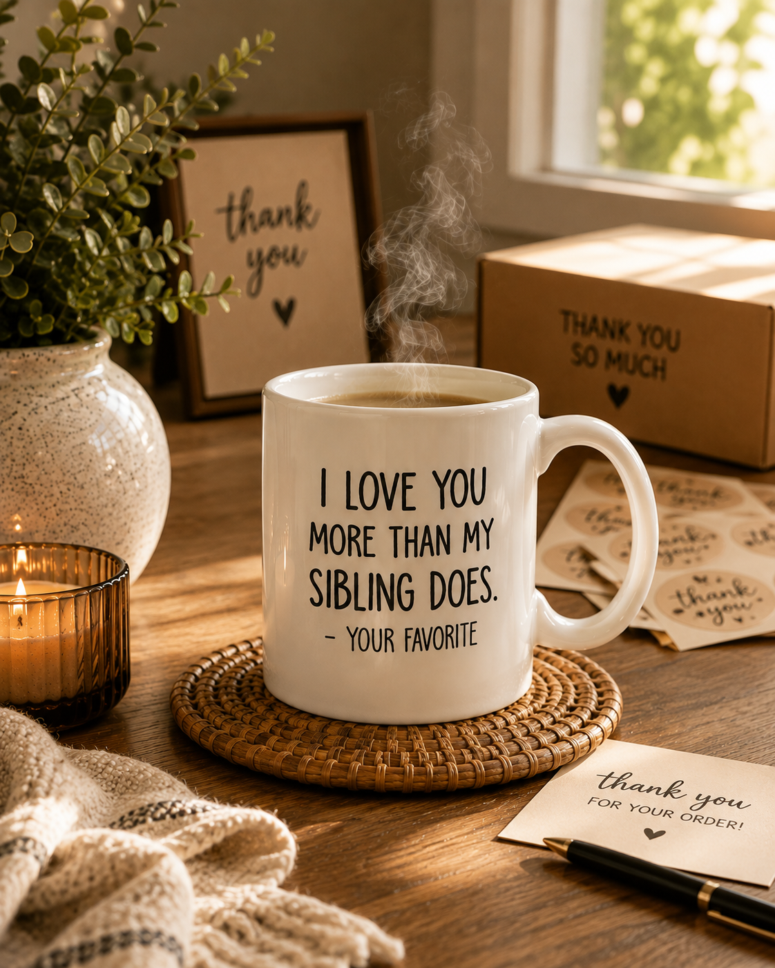 I Love You More Than My Sibling Does Mug